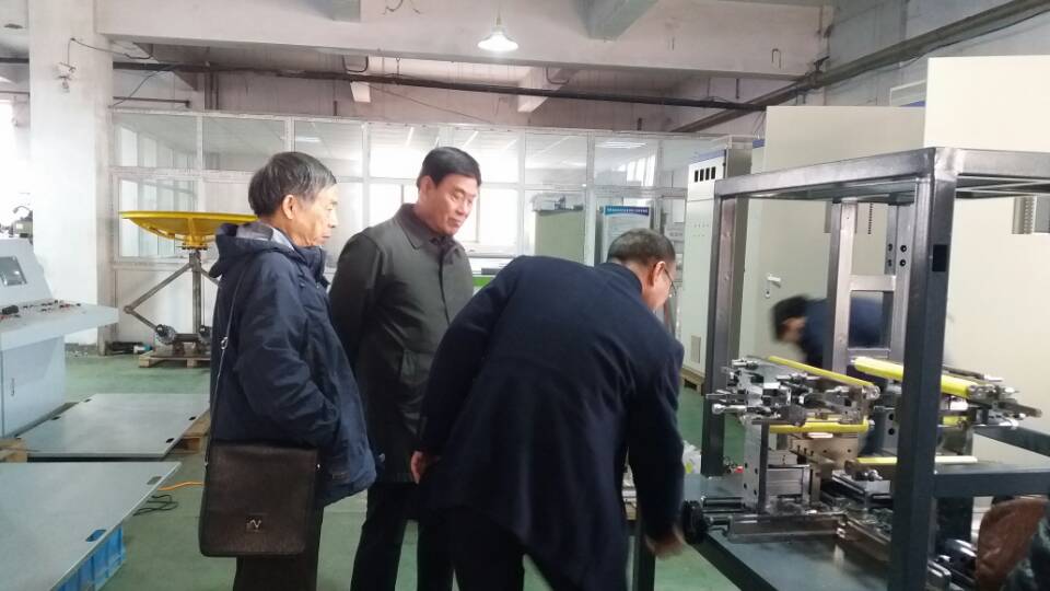 我校刘文魁董事长一行到河南圣昌自动化设备考察交流